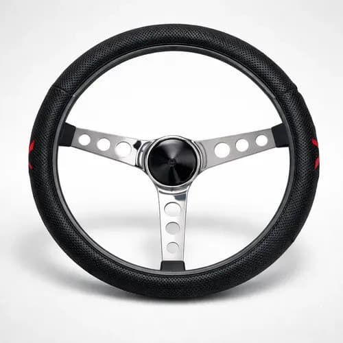 Capa De Volante  Typer Tecido Respirável Ducato Van 41 Cm