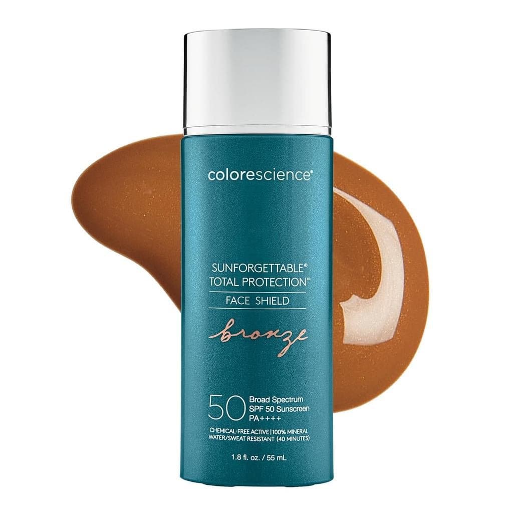 Colorescience Sunforgettable Total Protection Protetor Facial Glow or Bronze SPF 50, Glow, 1.8 Fl Oz