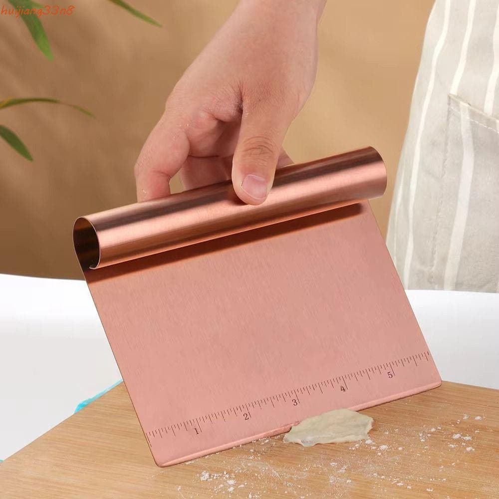Cortador De Massa De Pastelaria HUIJIANG , Raspador De Pizza De Aço Inoxidável Com Alça Ergonômica , Divisor De Bolo De