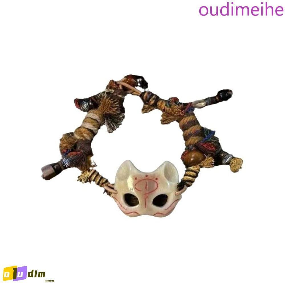 Pulseira De Corda Tecida OUDIMEIHE , Boêmia Estilo Étnico Vintage , Contas De Cera , Anel De Mão Retrô