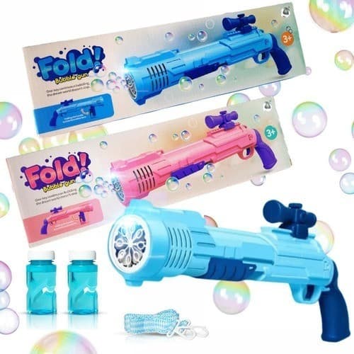 Brinquedo Super Lança Bolhas Bolas de Sabão / Maquina Elétrica