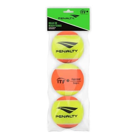 Kit 3 Bolas De Beach Tennis Penalty Bolinhas Stage 2 Areia