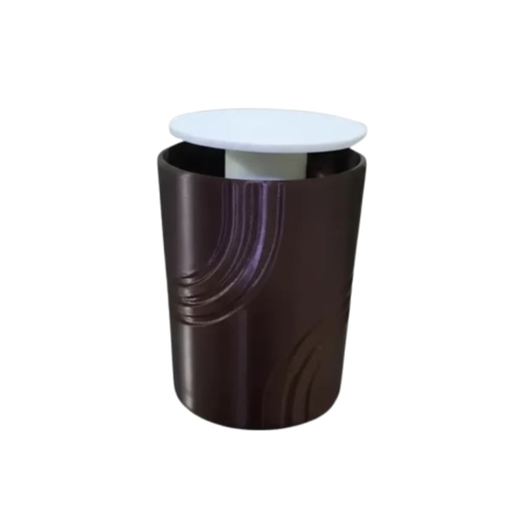 Porta Cotonete 3D Organizador Banheiro Decorativo