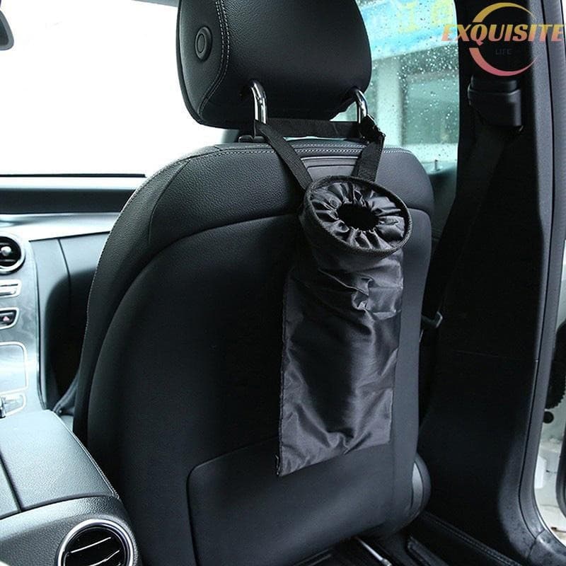 [EL] 1 Pcs Carro Montado Armazenamento De Lixo Pendurado Bolsa Proteção Ambiental Saco Assento Traseiro Novo