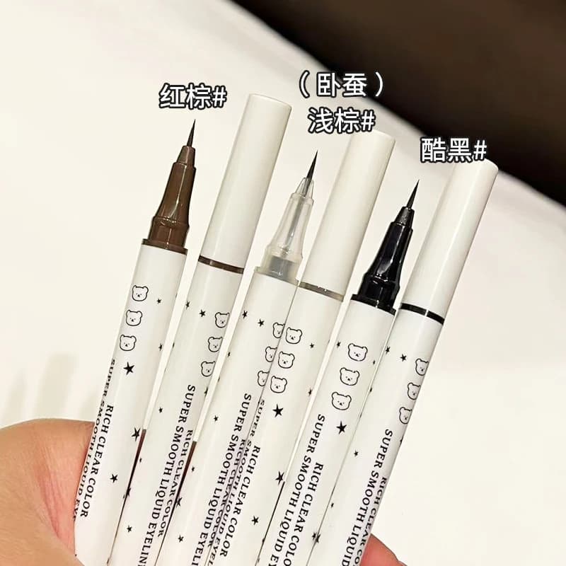 Caneta delineadora líquida ultra-impermeável, cabeça ultrafina, secagem rápida, longa duração, sem manchas, delineador p