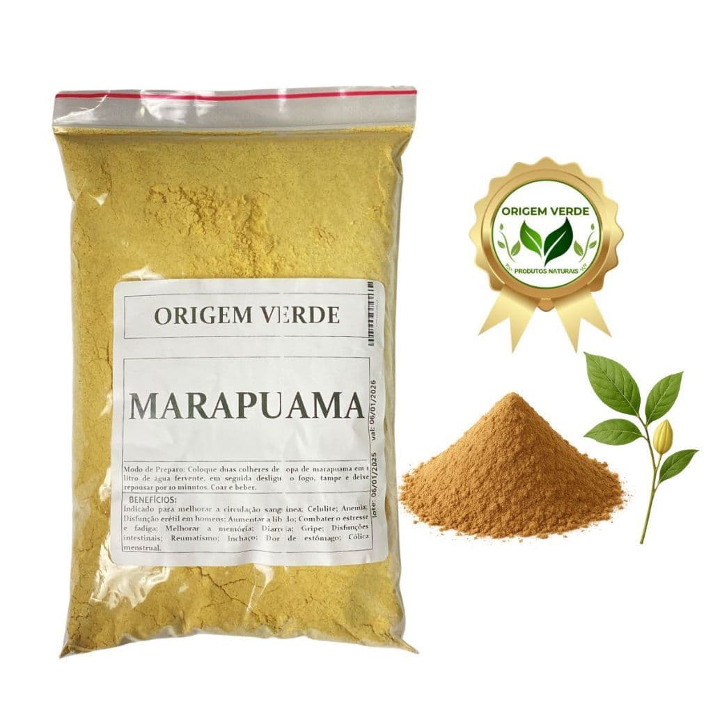 Marapuama 100% Natural em Pó - Origem Verde