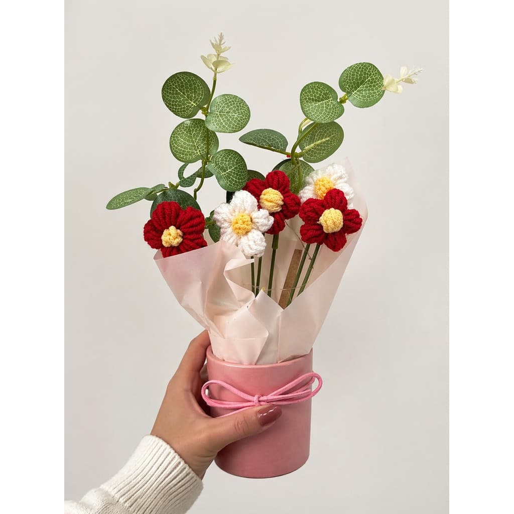 Presente Dia das Mães Criativo Flores que Não Murcham | Artesanal Decorativo Durável