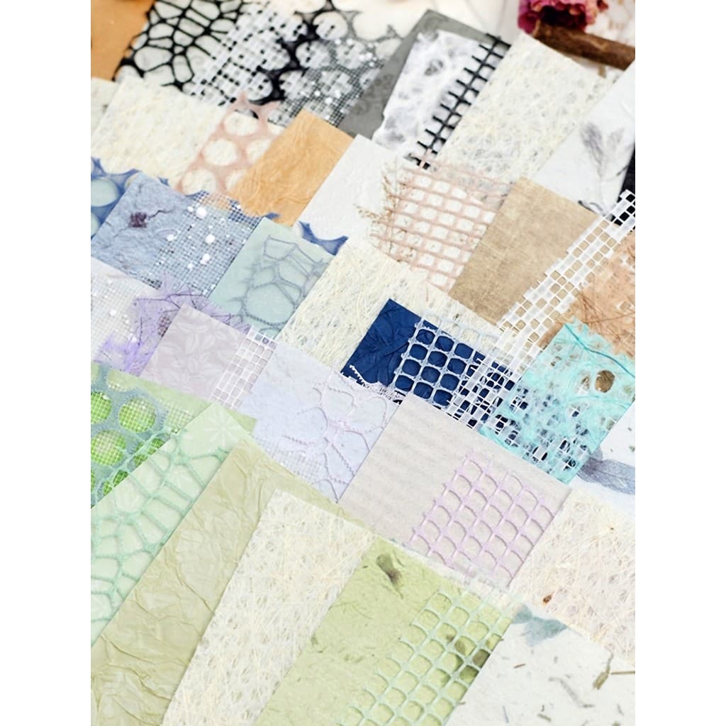 Com material misto entrelaçado colorido material papel Retro manual colagem artesanal diy material saco de dor papel de