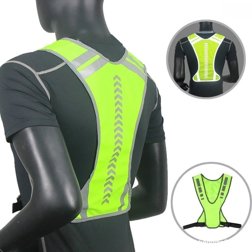 HLW Colete De Proteção Refletiva Esportiva Corrida Noturna De Bicicleta