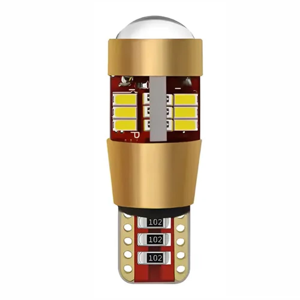 Lampada Pingo T10 W5W 27 Leds SMD Projector Cambus Branco UN