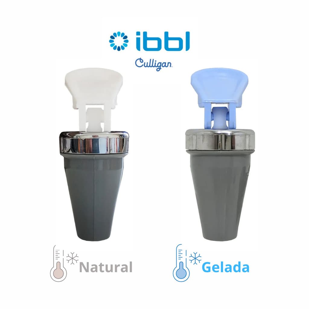 PAR DE TORNEIRAS CINZA TECLA  BRANCA e AZUL IBBL Galao GFN2000