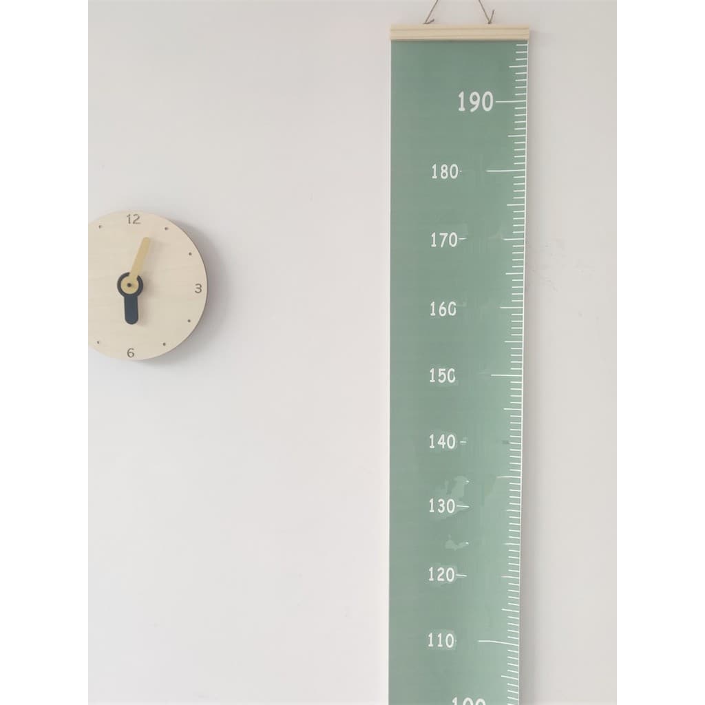 INS estilo nórdico Morandi série de cores quarto infantil óleo lona altura fita medição do jardim de infância altura