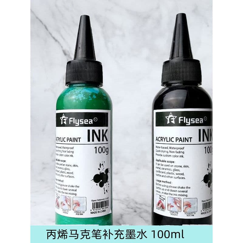 Tinta de recarga de marcador acrílico tinta à base de água tinta acrílica Universal pode adicionar tinta marcador acríli