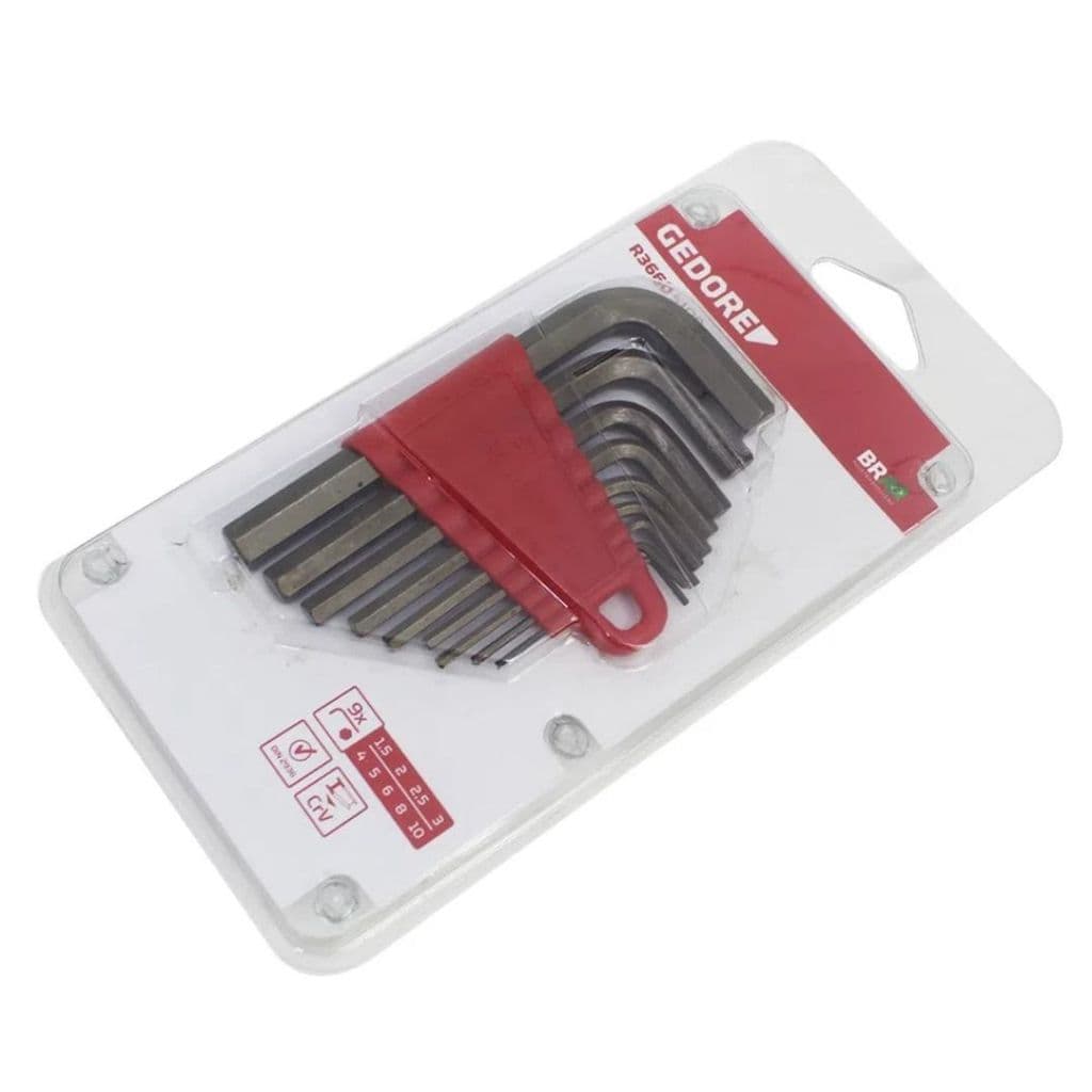 CHAVE ALLEN 1.50MM - 10.00MM GEDORE RED R36605109