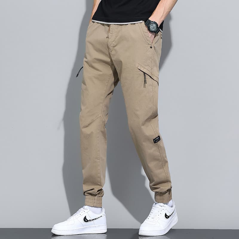 Macacão meninos calças casuais estilo fino Multi-bolso estudante harlan 2025 primavera outono Super quente All-match Str