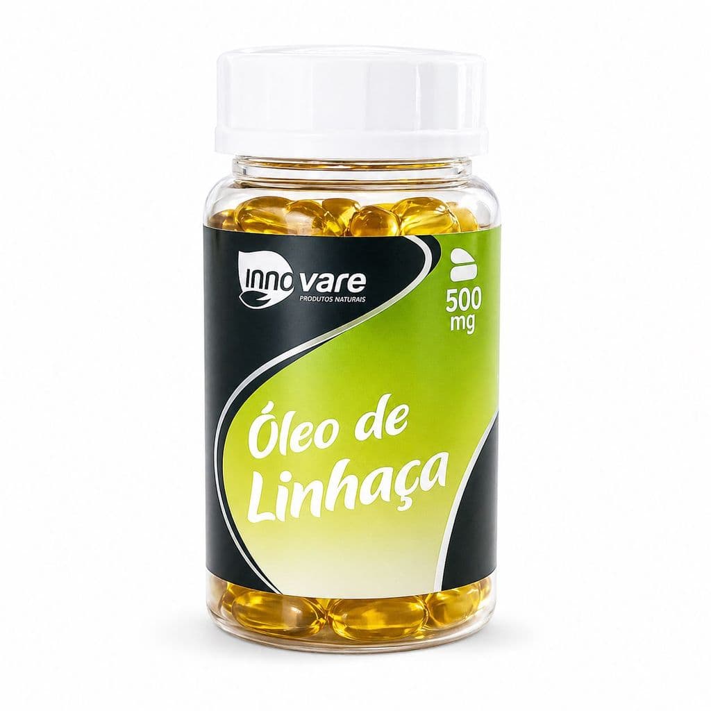 Óleo de Linhaça 60 Cápsulas Suplemento Alimentar