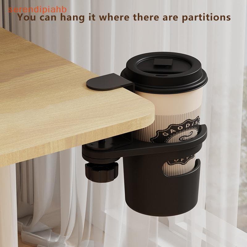[serendipiahb] Suporte De Copo Fixo Para Mesa De Armazenamento De Escritório Clipe Ra ,