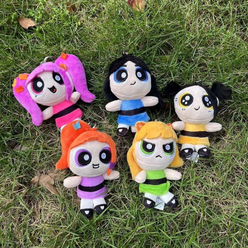 Kpop Idol NWJNS O Chaveiro De Boneca De Pelúcia Powerpuff Girls Hanni Haerin Hyein Brinquedos Recheados