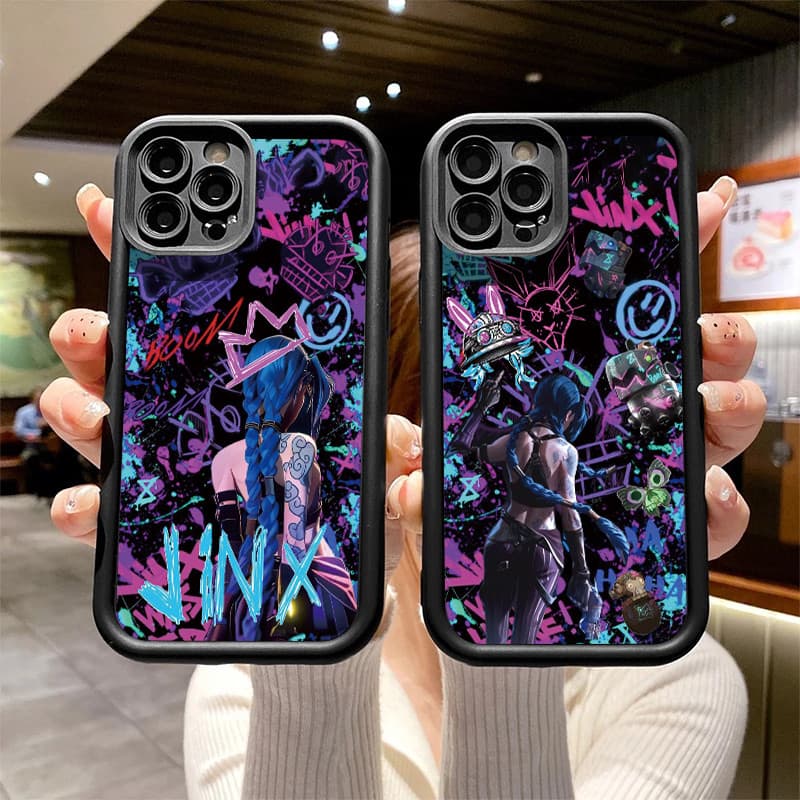 JINX Silicone Anti Queda Capinha capa Adequada Para Redmi 9A 13C 14C Nota 10 11 12S 13 PRO POCO X6 X3 X4 F5 M4 MI 11 Lit