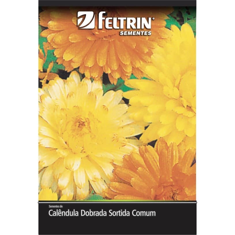 Sementes Calêndula Dobrado Sortida - Feltrin Sementes