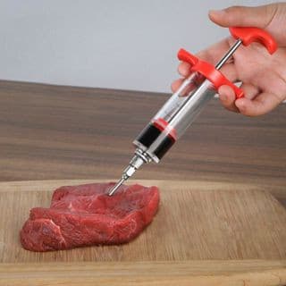 Injetor de Temperos Seringa Culinária Para Carne Frango Churrasco