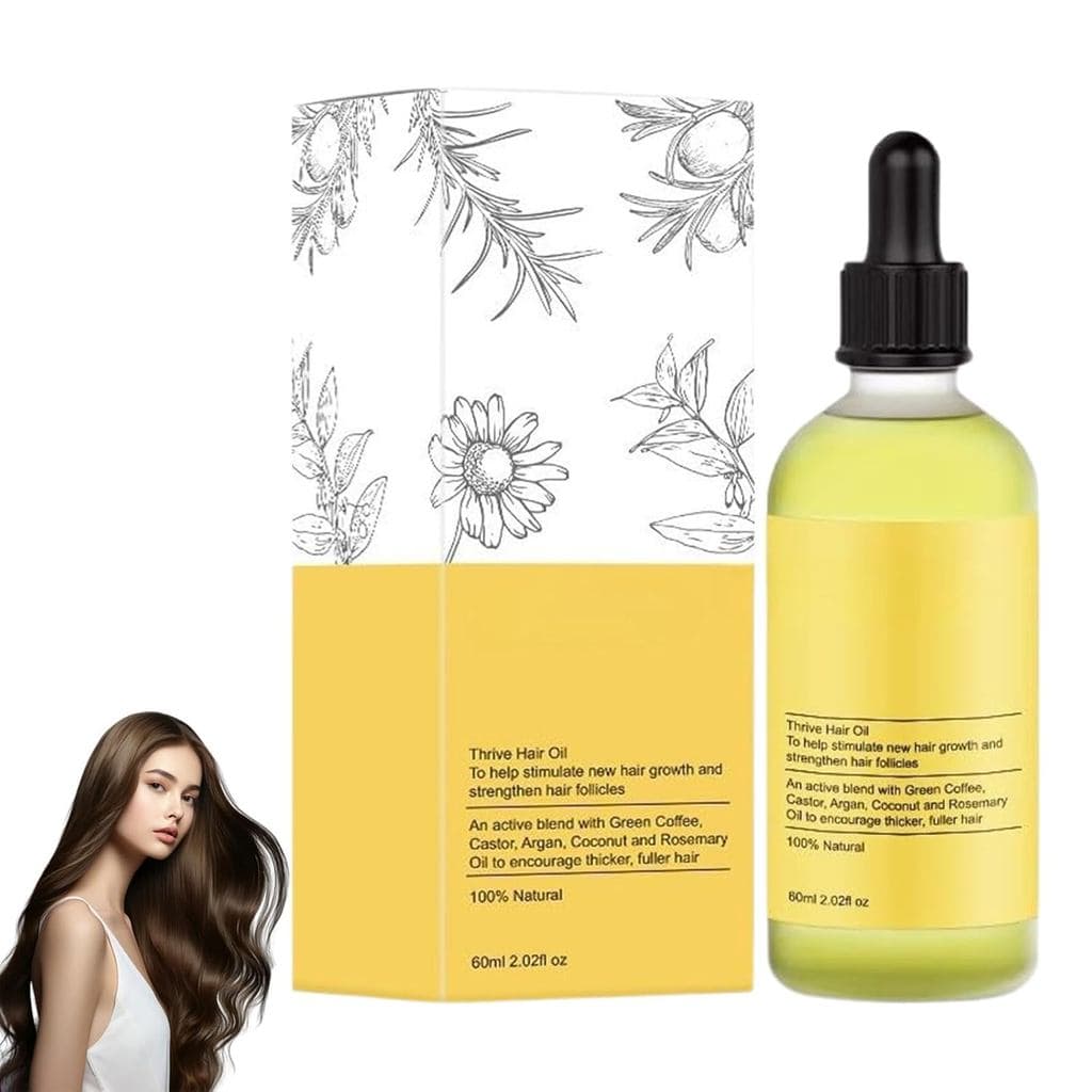 Óleo Capilar Bella Essence, Óleo Capilar para Acelerar o Crescimento do Cabelo com Óleo de Alecrim Orgânico, Óleo de Ríc