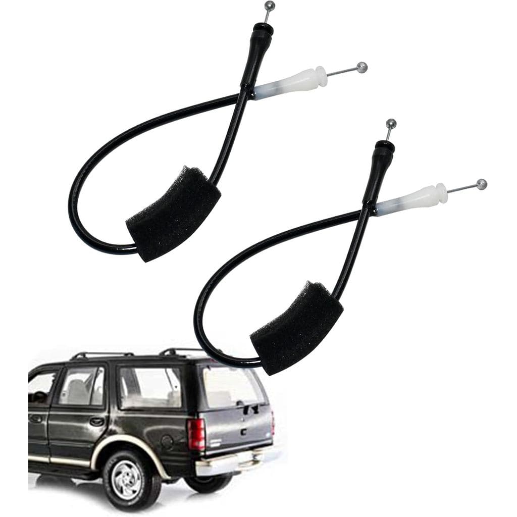 2 PCS Tailgate Release Cables for 1997-2002 Ford Expedition Rear Door Latch Cable Ford E-150 E-250 E-350 E-450 Replaces