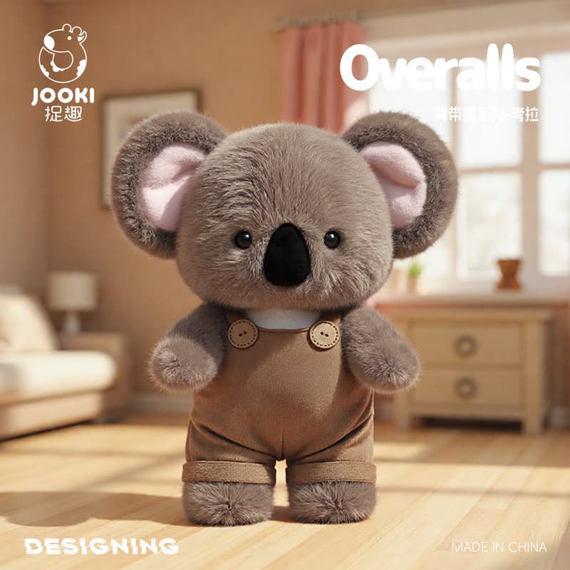 JOOKI Novo Brinquedo de Pelúcia Coala, Boneca Geral-Soft, Presente de Amigo Peludo Fofo para Crianças