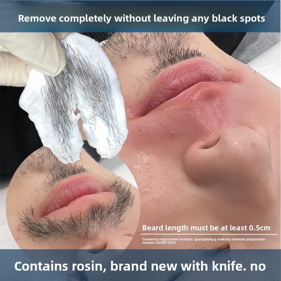Remoção suave do cabelo cera de abelha das mulheres dos homens creme de remoção do cabelo Facial remover axilas lábio ca