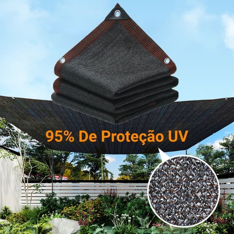 Rede de Sombreamento Proteção UV De 95%-Dossel ao ar livre Varanda Telhado guarda-sol multifuncional vela
