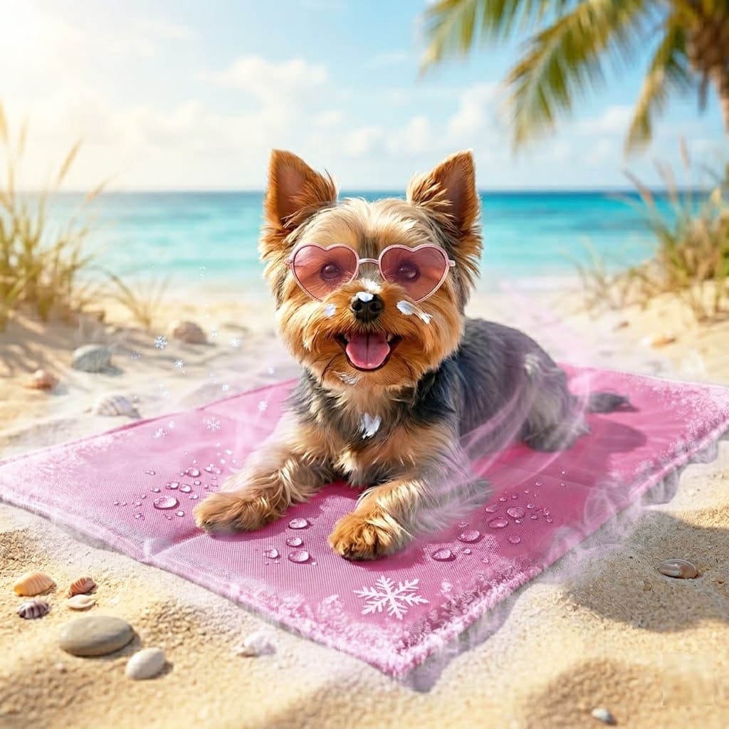 Tapete Gelado Rosa 40x50cm Cachorro Lavavel P Refrescante