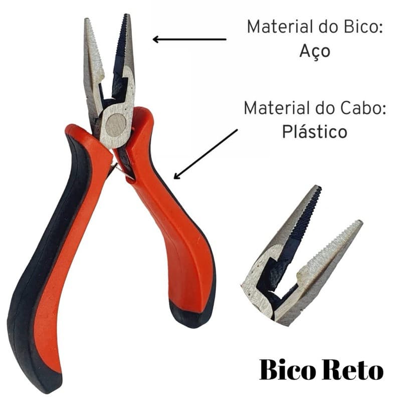 Alicate Para Mega Hair - Ponta Reta Ou Curvada
