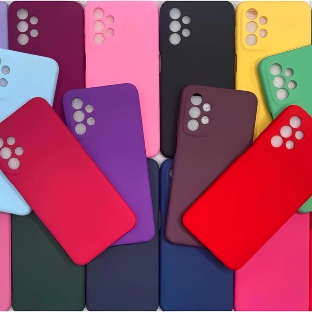 Capinha de Silicone Aveludada Para Samsung Anti Impacto A15 Aveludada Protetora