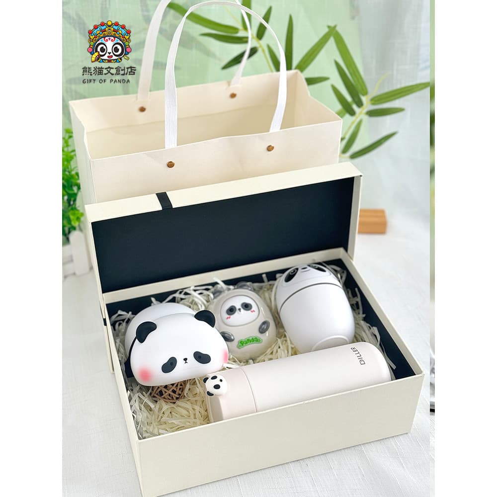 Criativo Chengdu Panda lembranças enviar amigos enviar colegas enviar namoradas bonito dos desenhos animados lembranças