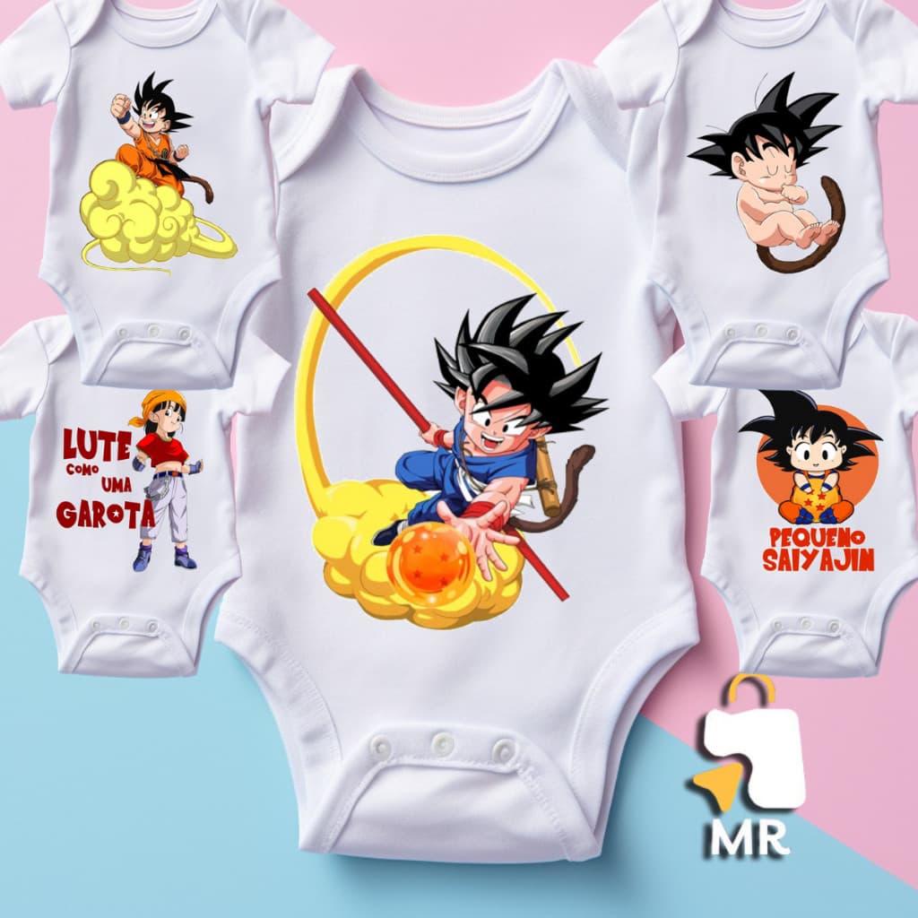 Body Goku Dragon Ball Personalizado | Roupinha Criativa para Bebê !