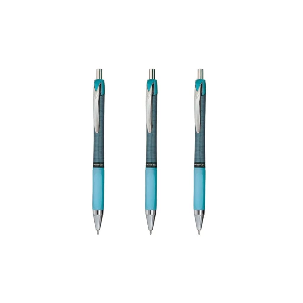 Kit 3 Caneta Esferográfica Retrátil Owner 0.7mm Elegante Jocar