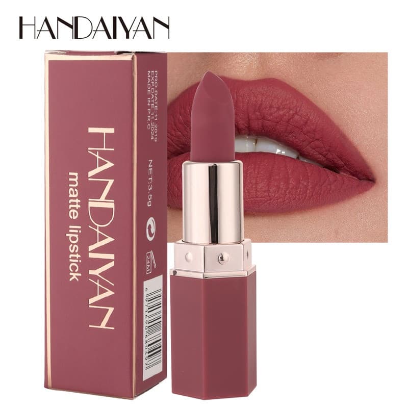 HANDAIYAN Batom Hidratante Fosco De 6 Cores/batons com longa duracao/batom matte