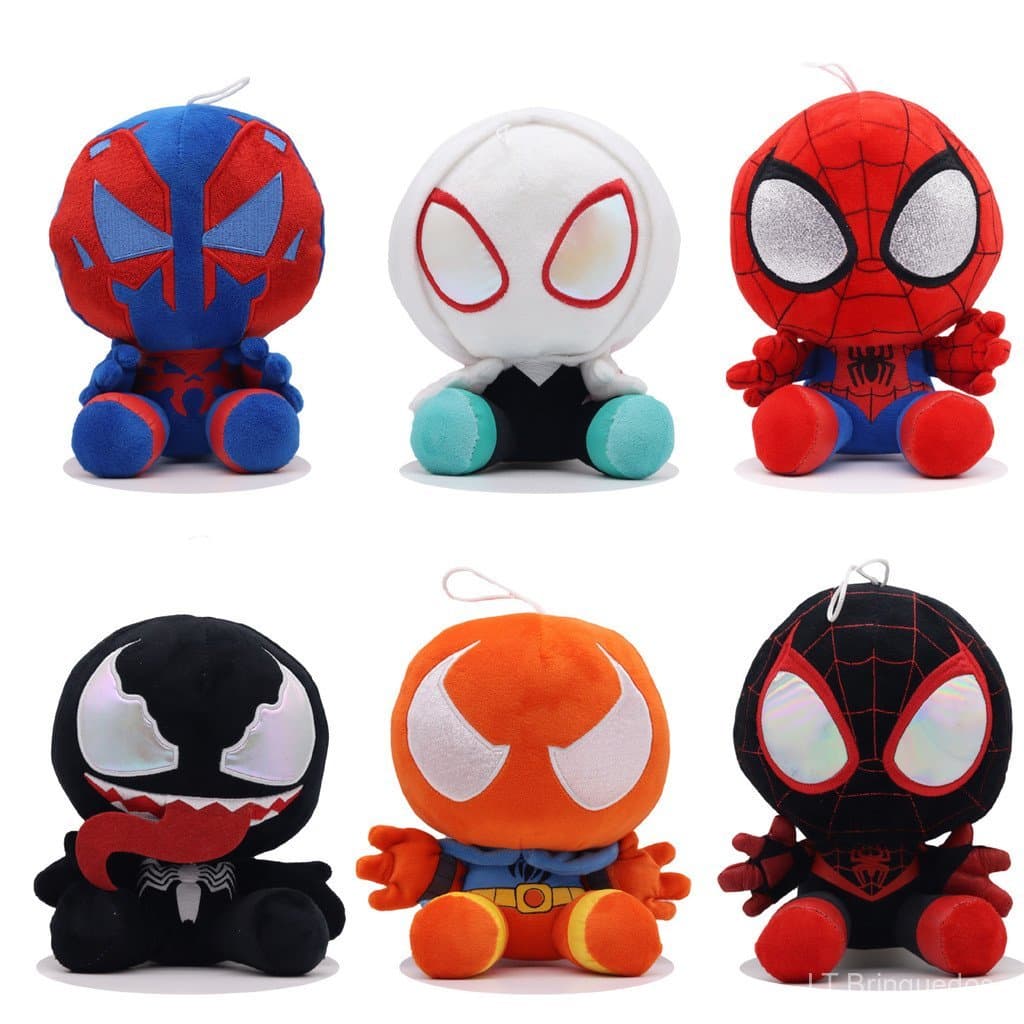 Brinquedo de Pelúcia do Homem-Aranha Vermelho de 8 Polegadas da Marvel para Máquina de Brinquedos