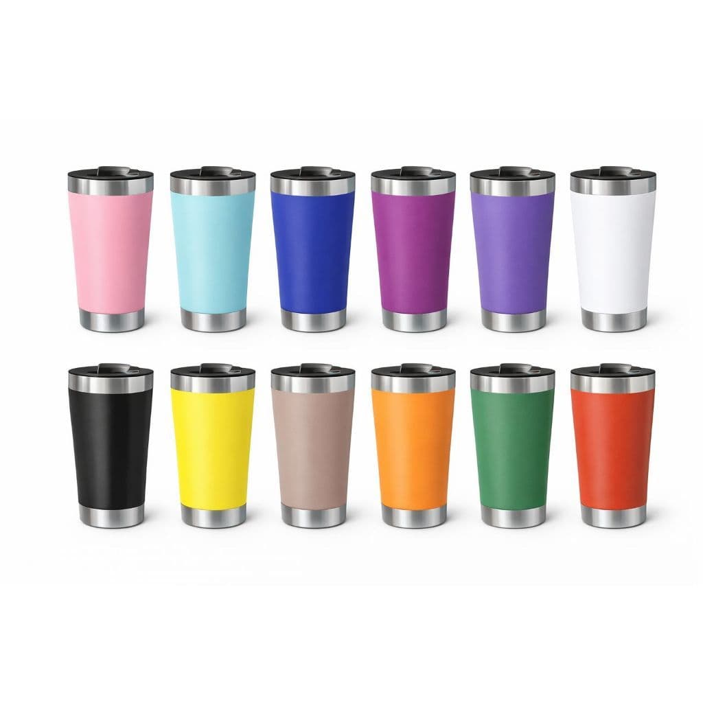 Copo Termico quente e gelado Inox C/ Tampa E Abridor 473ML Elbarto Store