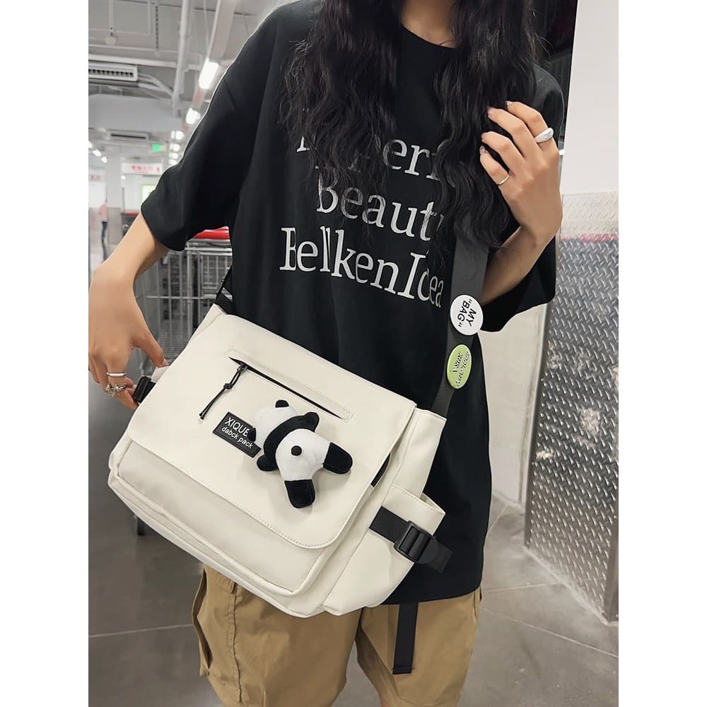 Bolsa De Ombro Casual Estilo Japonês-streewear De Alta Qualidade
