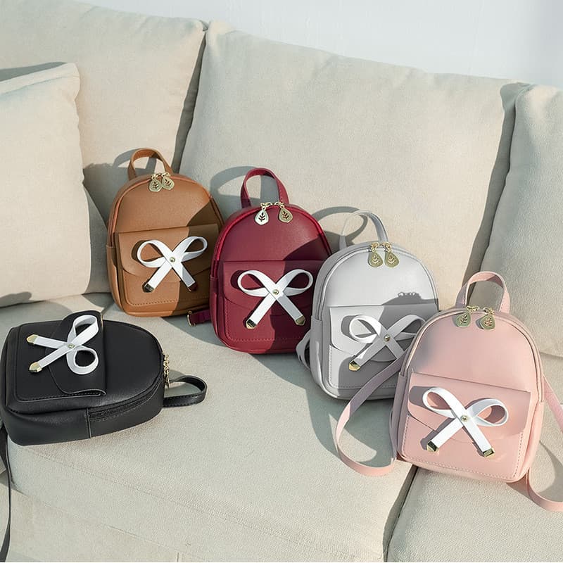 2026 grande arco mochila moda multifuncional pequena mochila All-Match um ombro portátil Cross-corpo saco feminino