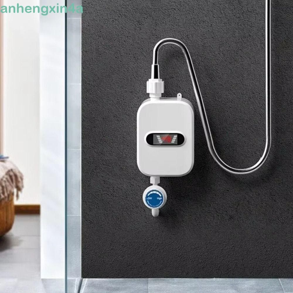 Aquecedor De Chuveiro Elétrico ANHENGXIN , Água Instantâneo À Prova D'água De 3500 W , Tamanho Mini