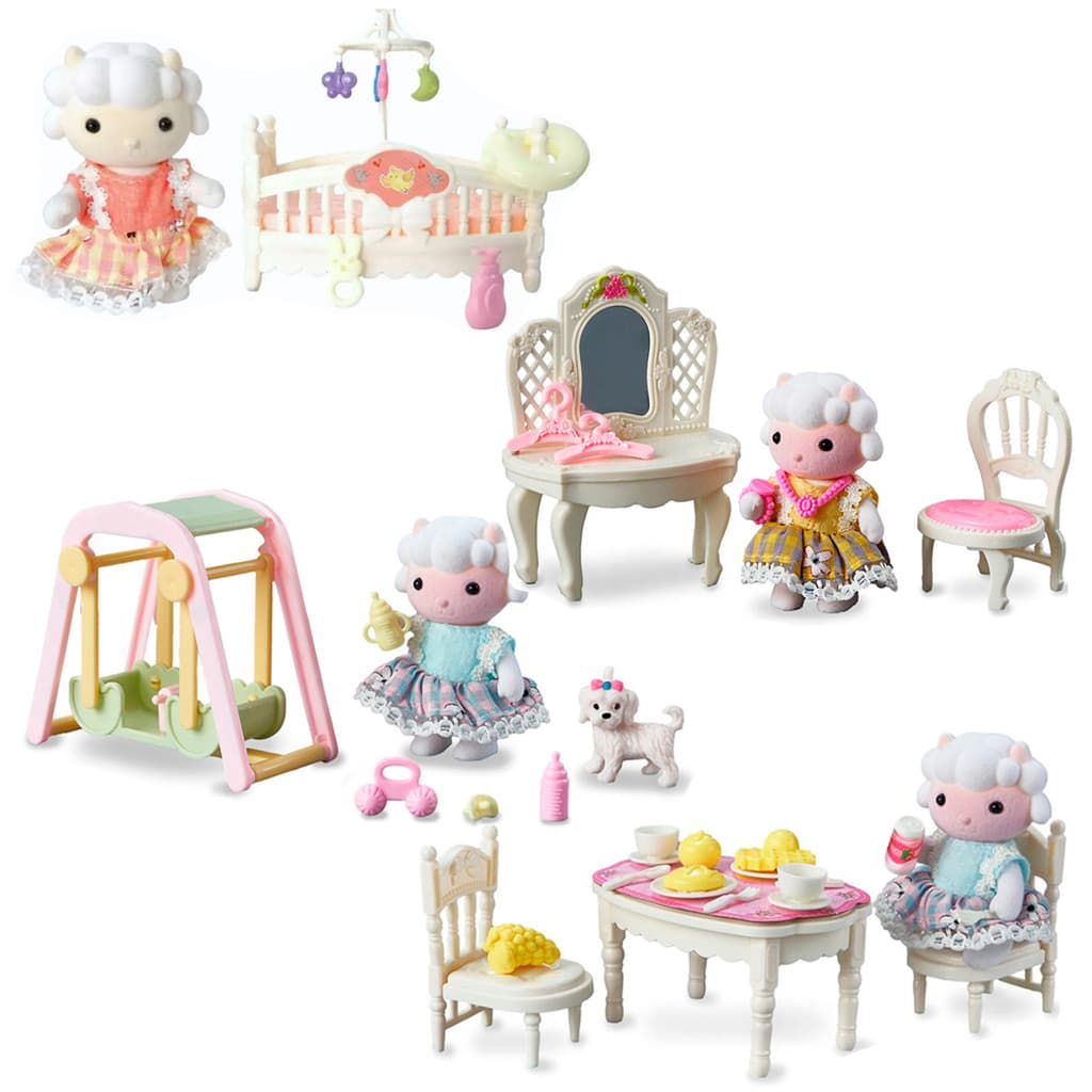 Casinha Feliz Kit Com 40 Peças Com Acessorios e Boneca 1236