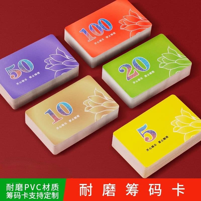 Mahjong chips cartões de código de plástico para jogar cartas resistente ao desgaste à prova dwaterproof água chips sala