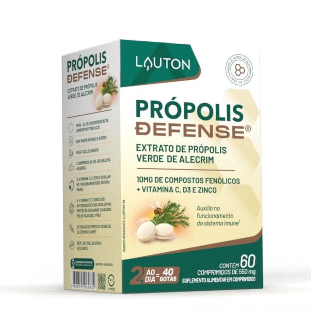 Própolis Defense 60 Comprimidos - Lauton