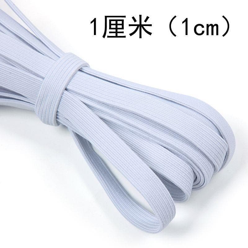 Japonês dupla camada plana larga importado látex branco de alta elasticidade elástico de alta qualidade engrossado calça