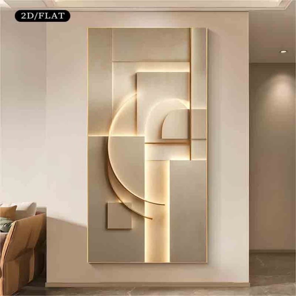 Quadro Decorativo Grande 115x80cm Luxo Minimal Sala,Quarto,Copa,consultório,escritório,hall