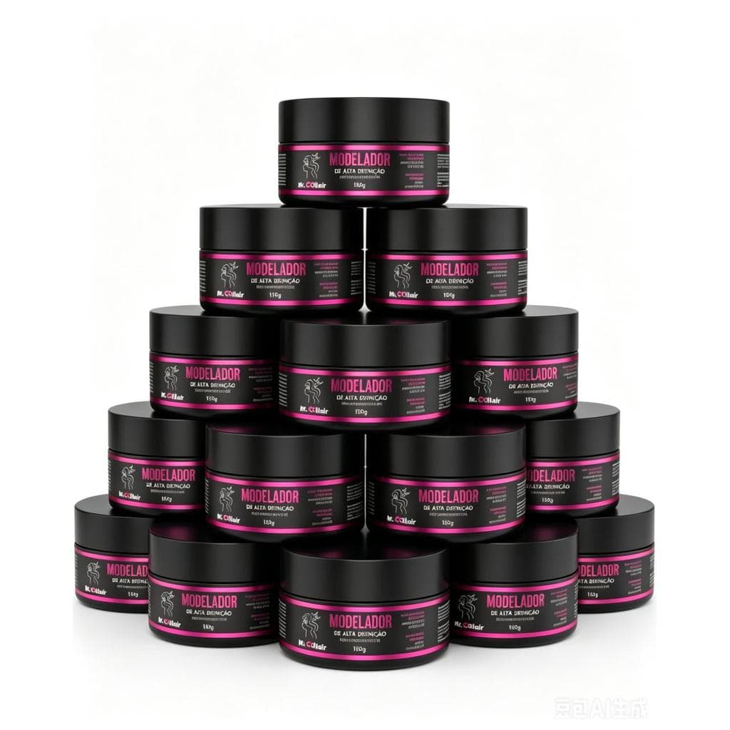KIT 15 unidades - Pasta Modeladora para Tranças e Penteado MRCC 150G Para Acabamentos