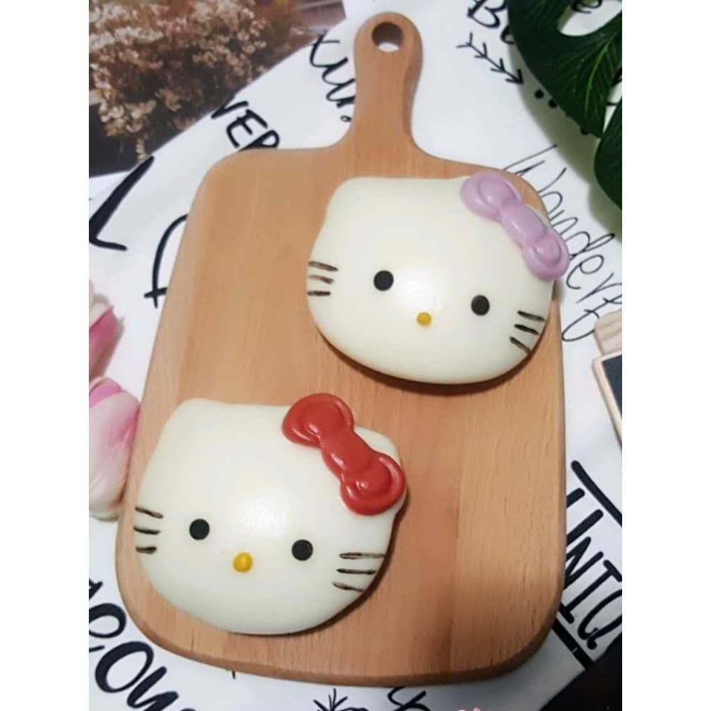 Olá Kitty molde de pão cozido no vapor bonito KT gato dos desenhos animados molde de pão cozido no vapor Emoticon precis