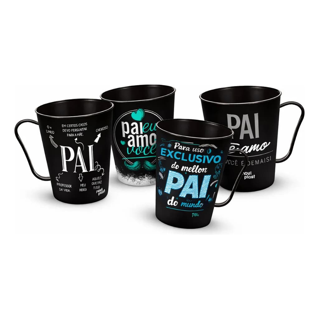 Kit 12 Caneca Data Especial Dia Dos Pais Presente